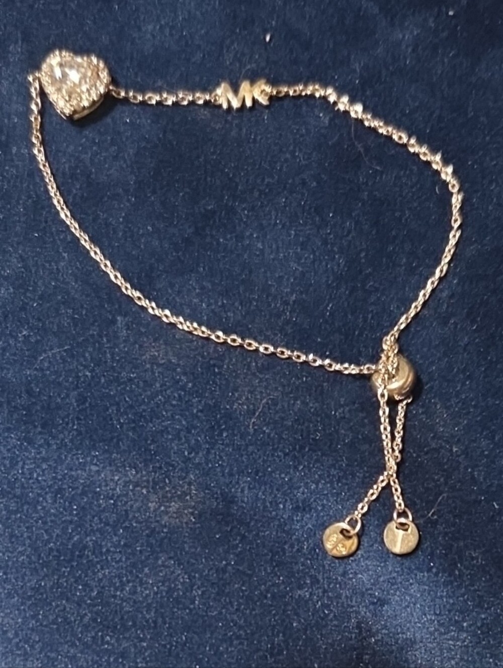Delicate Heart Chain Bracelet - Silver